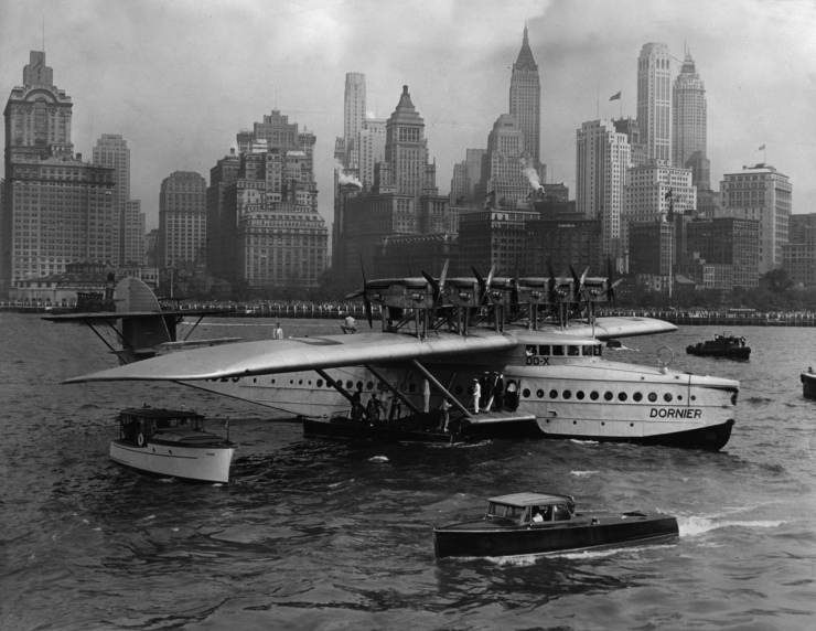 Dornier Do X seaplane in New York, 1931